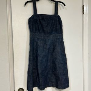 Gap apron denim jeans dress Sz. 10